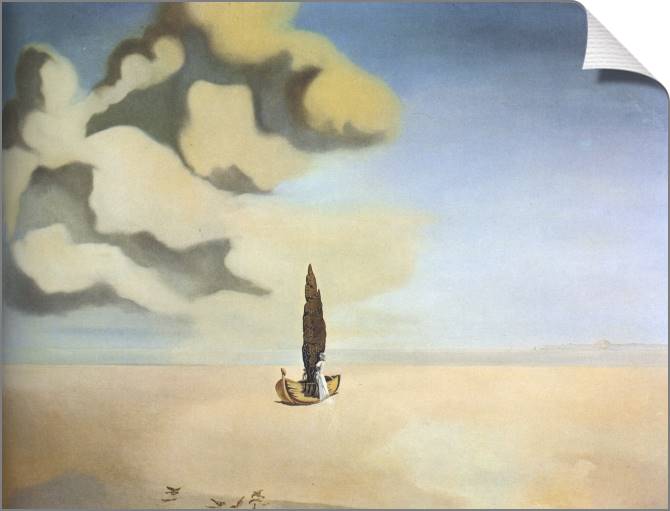 Картины на холсте Salvador Dali Apparition of My Cousin Carolineta on the Beach at Rosas