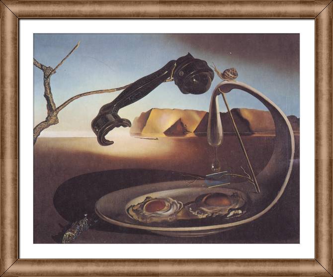Картины в рамке, багете Salvador Dali The Sublime Momen