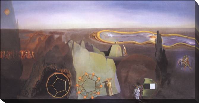 Paintings on canvas Salvador Dali Searching for the Fourth Dimension