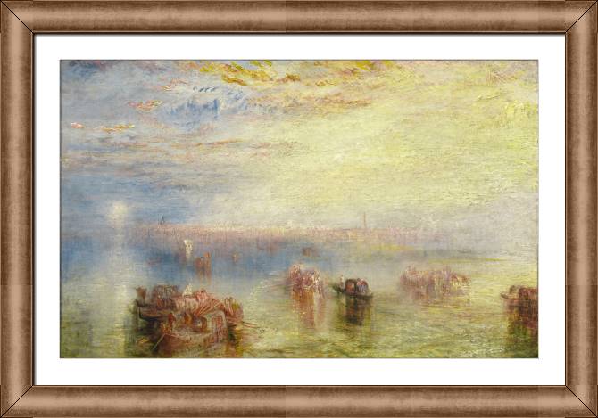 Картины в рамке, багете William Turner Approach to Venice
