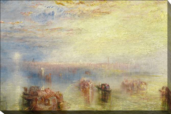 Paintings on canvas William Turner Approach to Venice