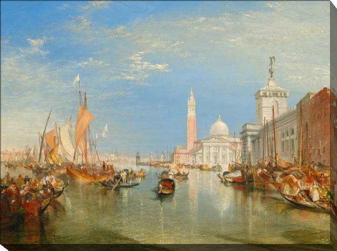 Картины на холсте William Turner Venice: The Dogana and San Giorgio Maggiore
