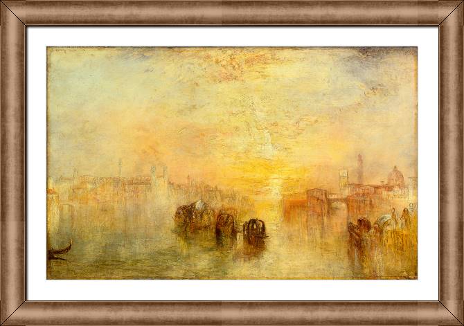 Картины в рамке, багете William Turner Going to the Ball (San Martino)
