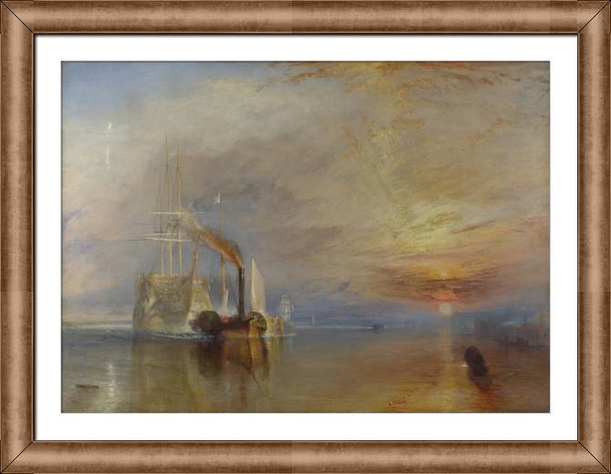Framed and baguette paintings William Turner The Fighting Temeraire