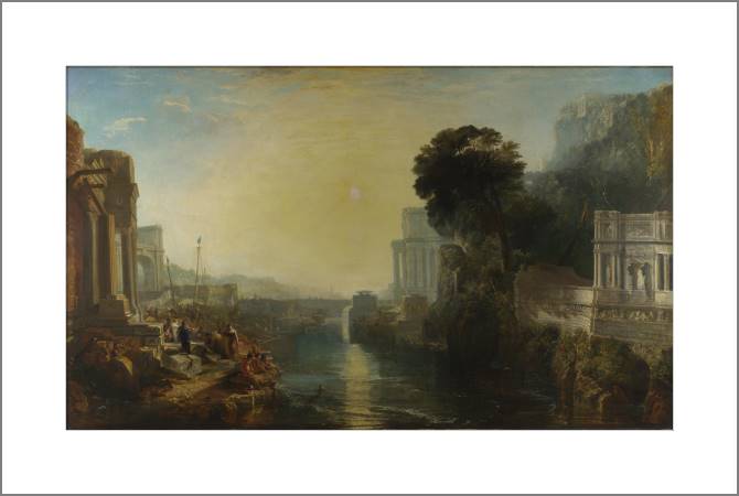 Купить и печать на заказ Картины, фото с паспарту Дидона, основательница Карфагена