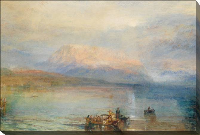 Paintings on canvas William Turner The red Righi Sun