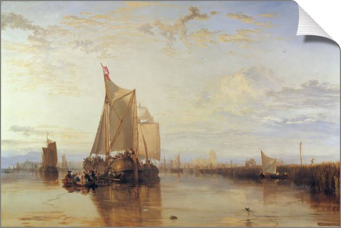 Картины на холсте William Turner-The Dort Packet-Boat from Rotterdam Becalmed