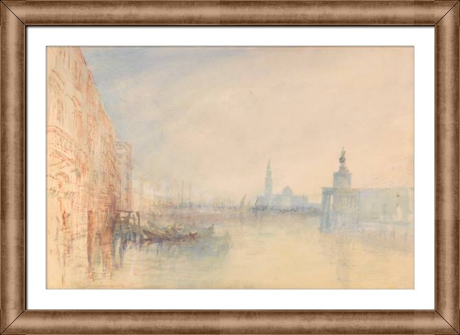 Картины в рамке, багете William Turner Venice, The Mouth of the Grand Canal