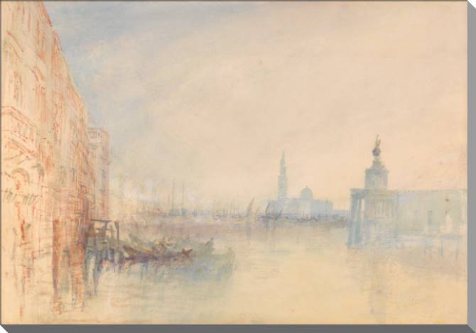 Купить и печать на заказ Картины на холсте Уильям Тёрнер Venice, The Mouth of the Grand Canal