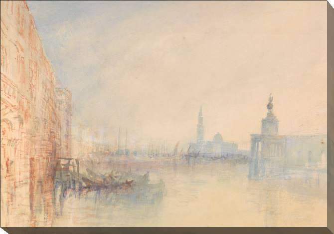 Paintings on canvas William Turner Venice, The Mouth of the Grand Canal