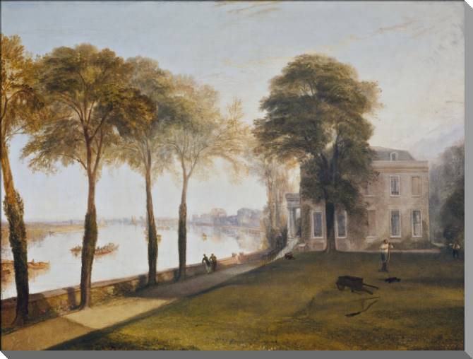Купить и печать на заказ Картины на холсте Уильям Тёрнер Mortlake Terrace, Early Summer Morning