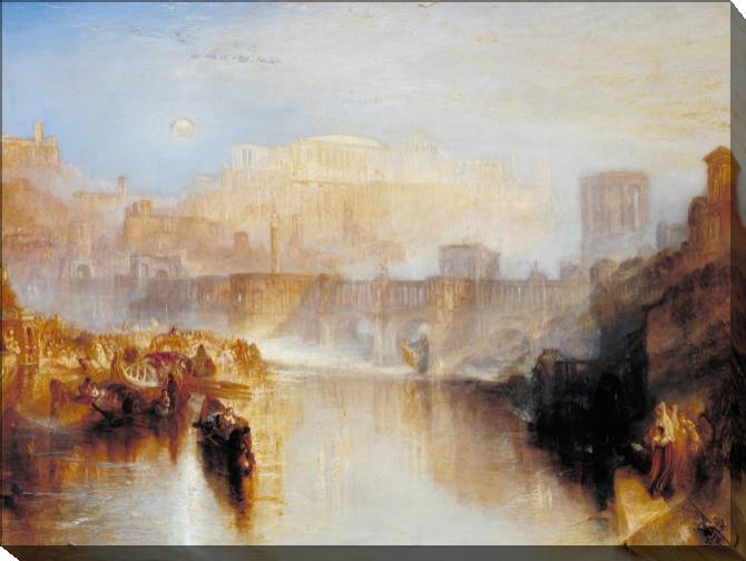Картины на холсте William Turner Ancient Rome; Agrippina Landing with the Ashes of Germanicus