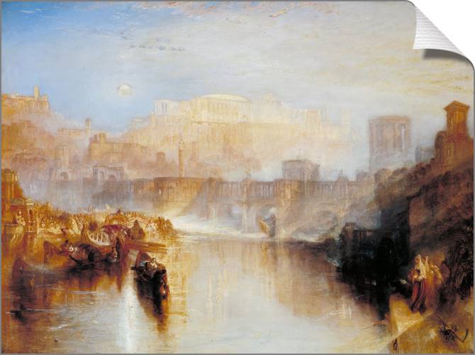 Картины на холсте William Turner Ancient Rome; Agrippina Landing with the Ashes of Germanicus