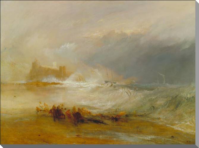 Paintings on canvas William Turner Wreckers Coast of Northumberland