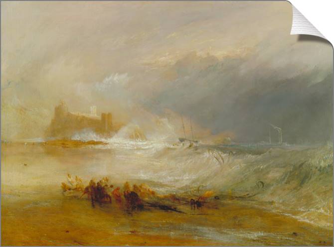 Картины на холсте William Turner Wreckers Coast of Northumberland
