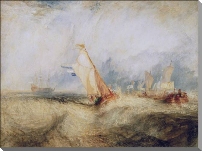Paintings on canvas William Turner Van Tromp, Going About to Please His Masters