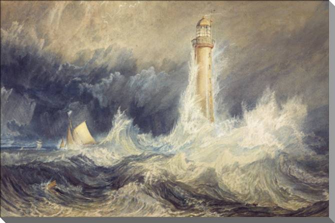 Paintings on canvas William Turner Bell Rock Lighthous