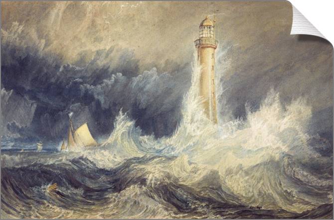 Картины на холсте William Turner Bell Rock Lighthous