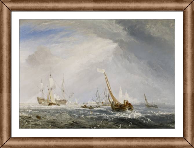 Картины в рамке, багете William Turner Antwerp Van Goyen Looking Out for a Subject