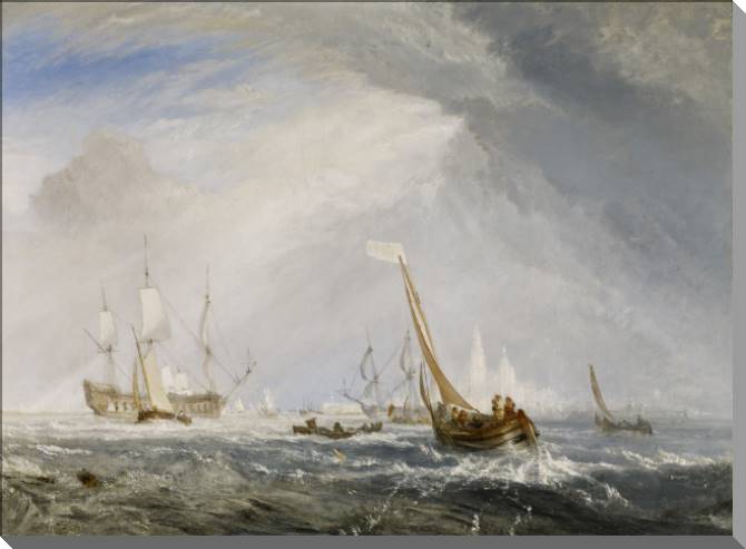 Paintings on canvas William Turner Antwerp Van Goyen Looking Out for a Subject