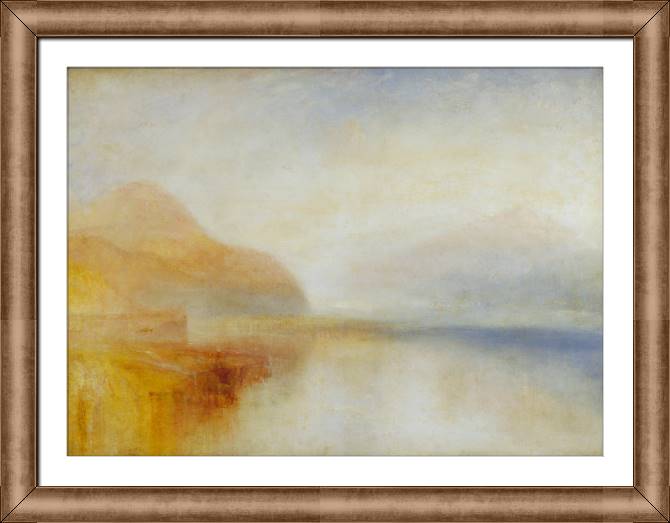 Framed and baguette paintings William Turner Inverary Pier