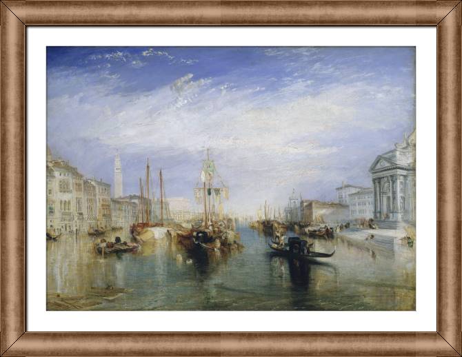 Картины в рамке, багете William Turner The Grand Canal Venice