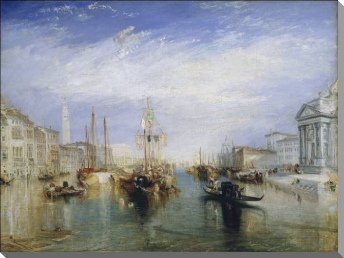 Купить и печать на заказ Картины на холсте Уильям Тёрнер The Grand Canal Venice