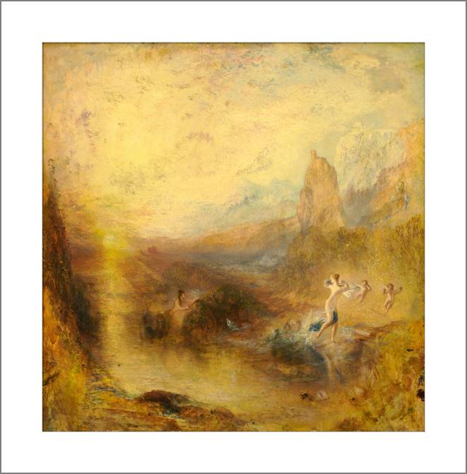 Купить и печать на заказ Картины, фото с паспарту Уильям Тёрнер Glaucus and Scylla