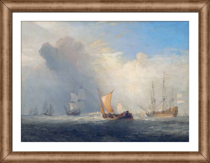 Картины в рамке, багете William Turner Rotterdam Ferry Boat