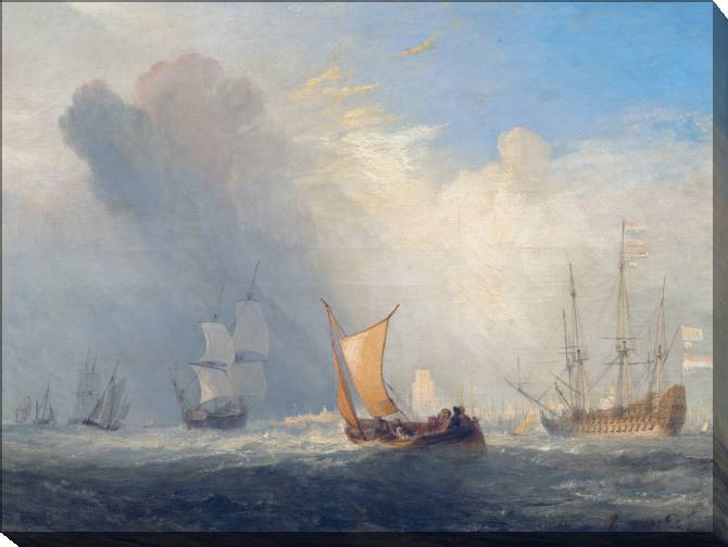 Paintings on canvas William Turner Rotterdam Ferry Boat