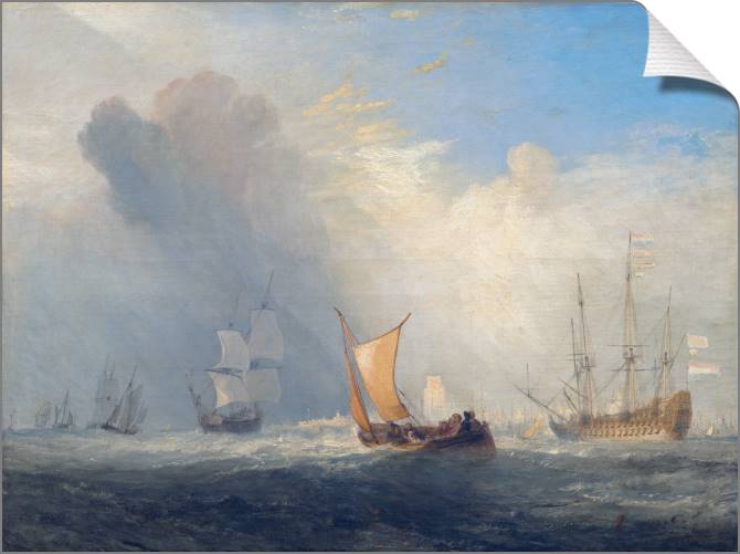 Paintings on canvas William Turner Rotterdam Ferry Boat