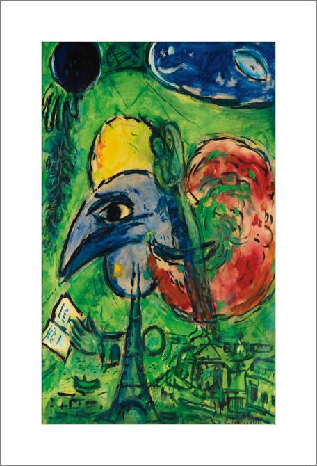 Купить и печать на заказ Картины, фото с паспарту Этюд для бульваров или сказочный Париж