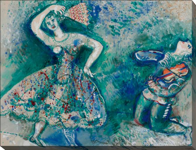 Картины на холсте Marc Chagall La Danse