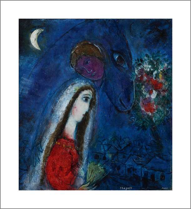 Купить и печать на заказ Картины, фото с паспарту Мечтающая невеста