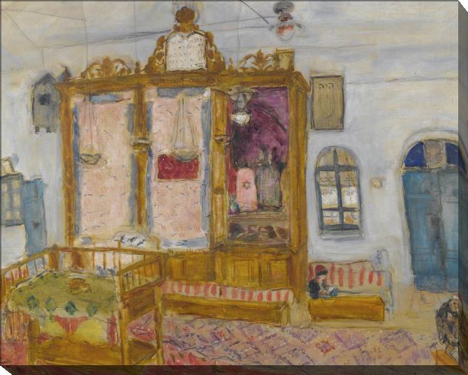 Картины на холсте Marc Chagall, Interior Of The Yemenite Hagoral Synagogue, Jerusalem