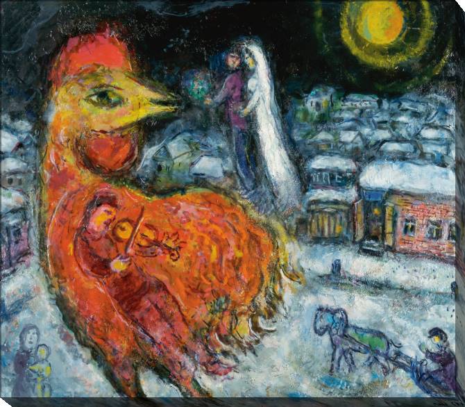 Картины на холсте Marc Chagall Souvenir D'hiver