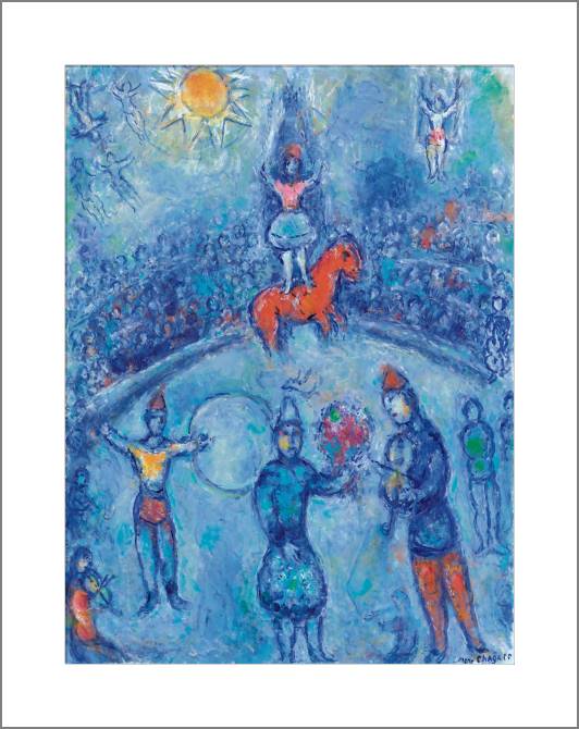 Купить и печать на заказ Картины, фото с паспарту Цирк