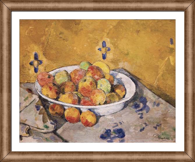 Картины в рамке, багете Paul Cezanne, Plate of Apples