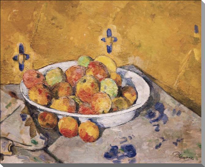 Купить и печать на заказ Картины на холсте Поль Сезанн Plate of Apples