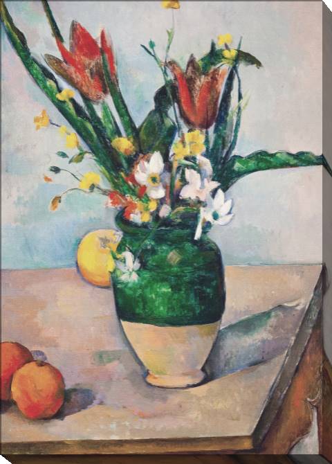 Paintings on canvas Paul Cezanne Tulips in a Vase