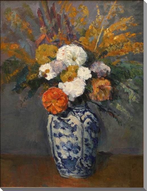 Купить и печать на заказ Картины на холсте Поль Сезанн Delft Vase
