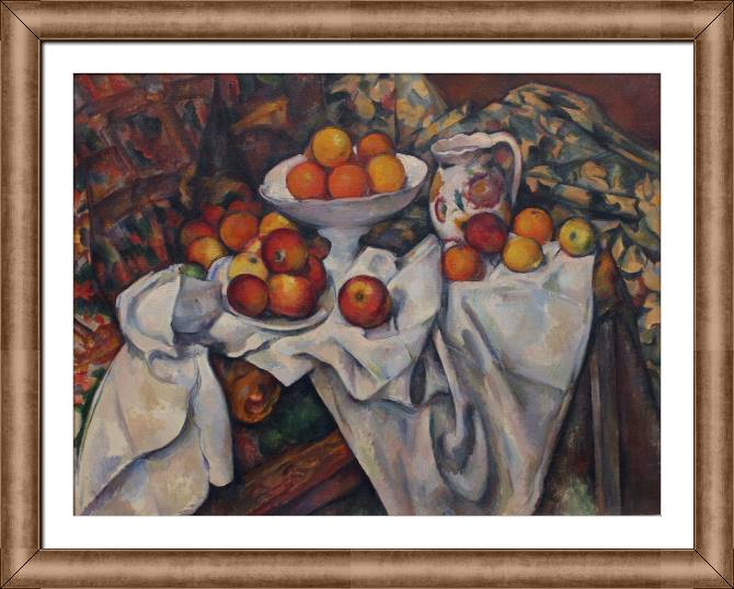Картины в рамке, багете Paul Cezanne Apples and Orange