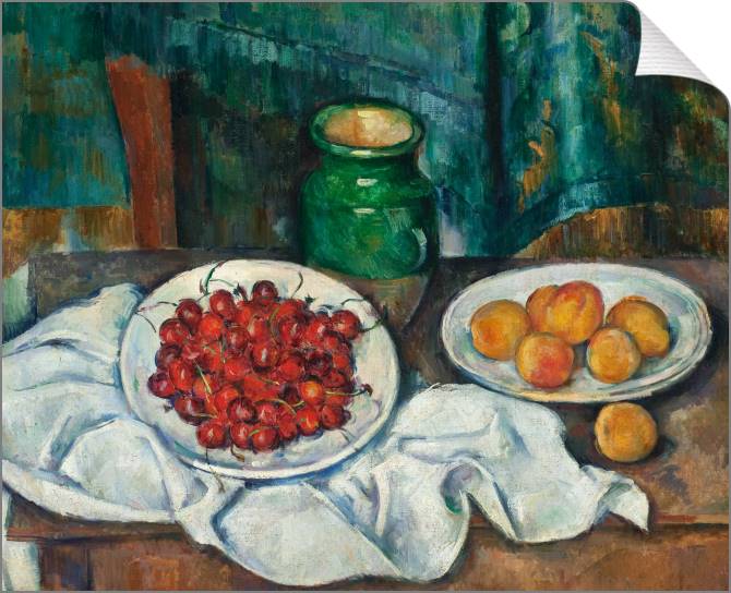 Paintings on canvas Paul Cezanne Cherries and Peaches