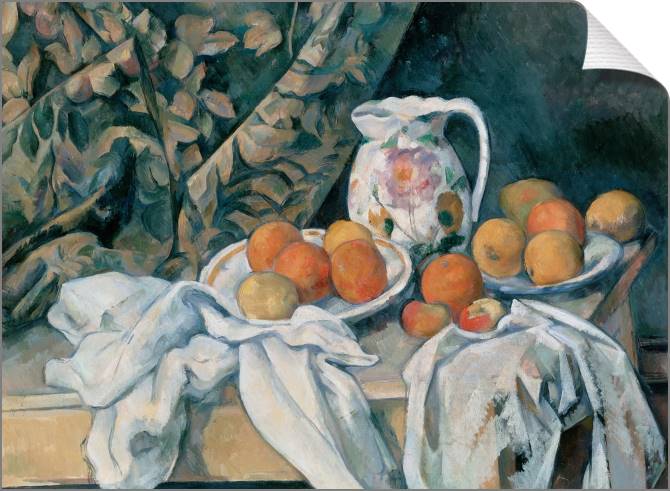 Paintings on canvas Paul Cezanne Curtain