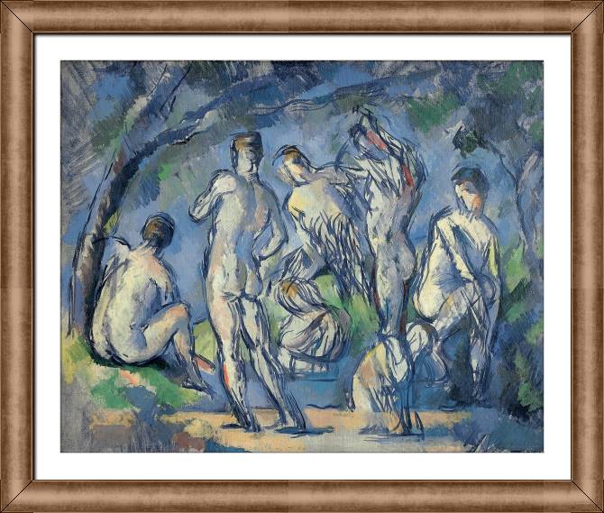 Картины в рамке, багете Paul Cezanne Bathers Standing