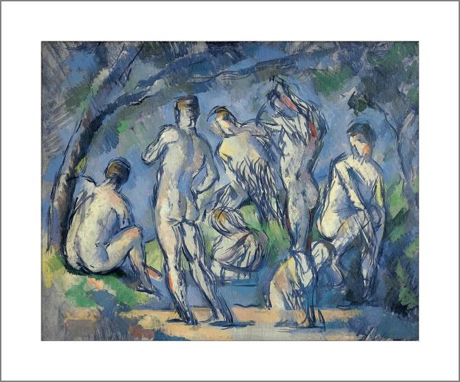 Paintings, photos from Passepartout Paul Cezanne Bathers Standing