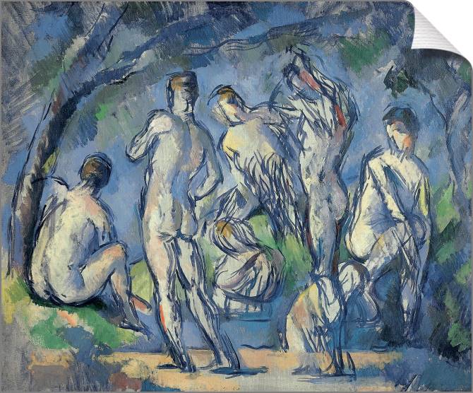 Картины на холсте Paul Cezanne Bathers Standing