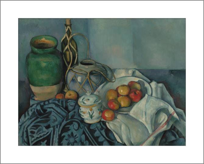 Купить и печать на заказ Картины, фото с паспарту Поль Сезанн Apples