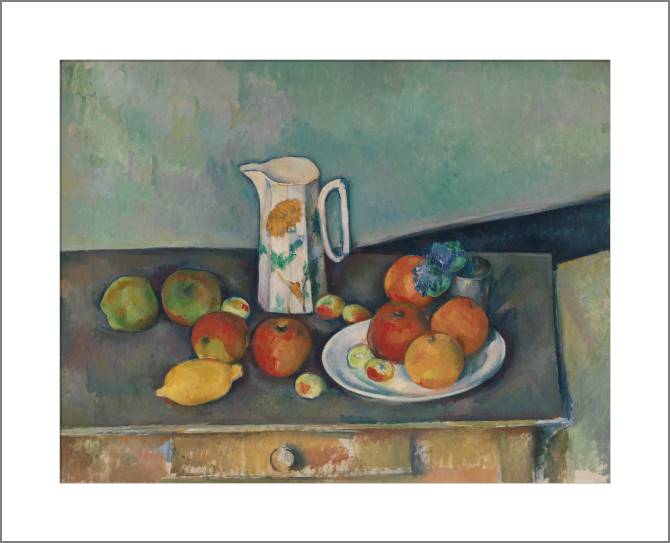 Купить и печать на заказ Картины, фото с паспарту Поль Сезанн Still Life