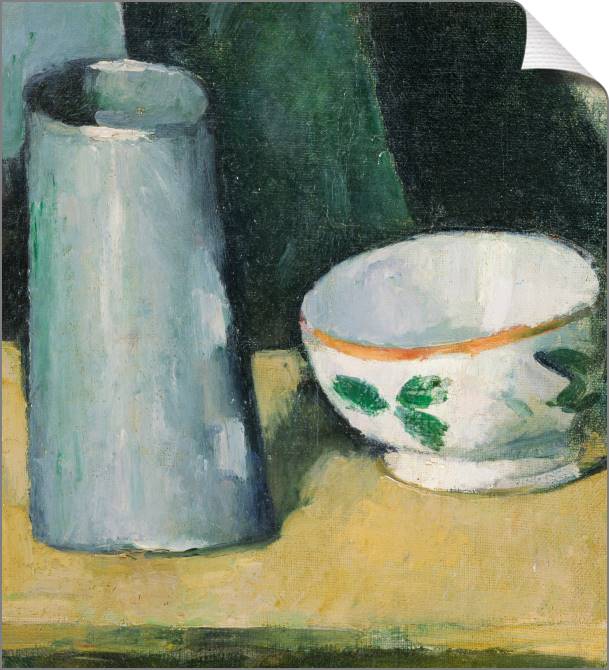 Paintings on canvas Paul Cezanne, Bowl and Milk-Jug